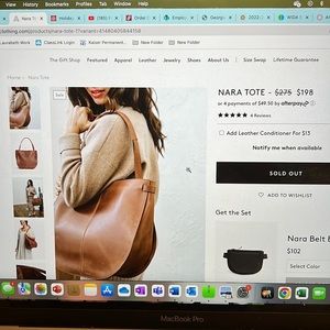 Able brand Nara Tote leather